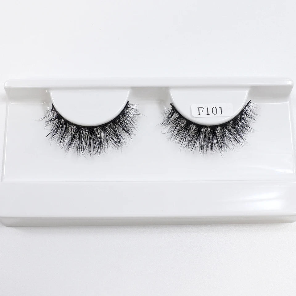 8mm-12mm Natural Mink Lashes New Arrival Short Wispy 3d Mink Eyelashes Wholesale Makeup & Beauty Cat Eye Lashes