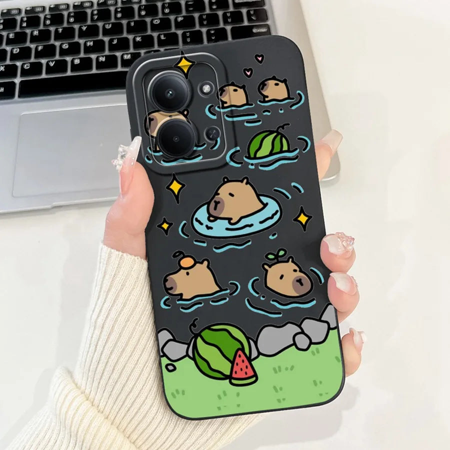 For Xiaomi Redmi 15C 5G Case 15C 4G Europe Cartoons Painted Proective Cover Soft Silicone Phone Case For Redmi15C 15 C Fundas